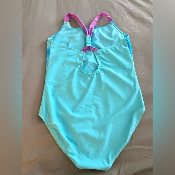 Wonder Nation Girl’s 14/16 XL Mermaid Swim Suit Bathing Suit One Piece - Picture 2 of 5